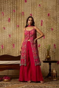 Rani Gulbahar Embroidered Palazzo Set