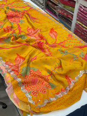 Muslin saree