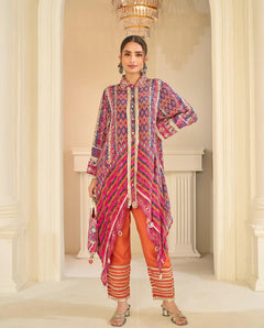 Savan Noor Printed Crepe Silk Western Ensemble
