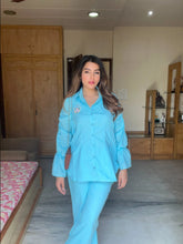 Hamsa Blue Co-ord Set