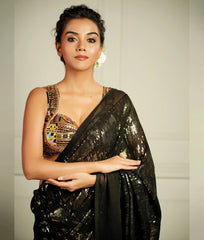 Evening wear saree and blouse