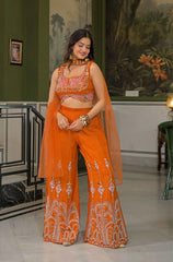 Pure Chinoon Moti Work Co-Ord Set Set- By Reet Lifestyle