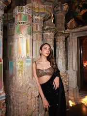 Fox Georgette Saree with Blouse- By Reet Lifestyle