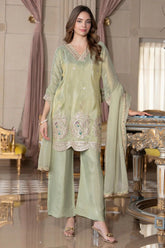 Mint Green Tissue Muse Suit Set