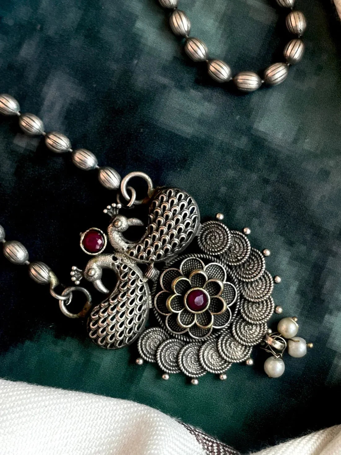 Antique Oxidized Choker Set