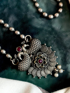 Antique Oxidized Choker Set
