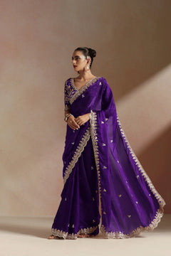 Royal Amethyst Ready-to-Wear Saree with blouse