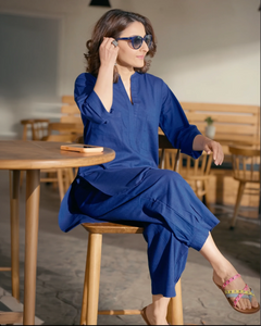 Relaxed Fit Off-White Set