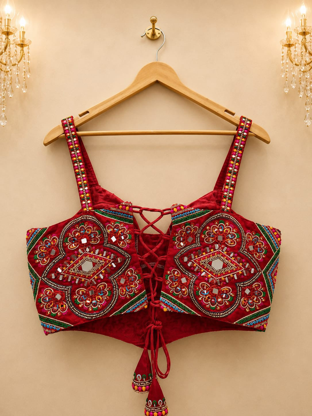 Rajrani Navrang Mirror Corset Blouse ✨