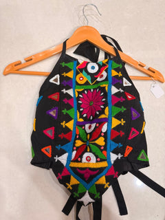 Premium Shisha Work Sleeveless Halter Blouse