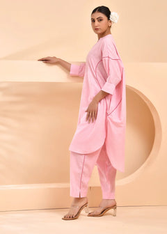 Noor Neeli Mocha Cotton Co-Ord Set