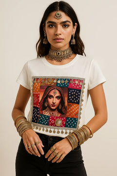Desi Boho Patch T-Shirt