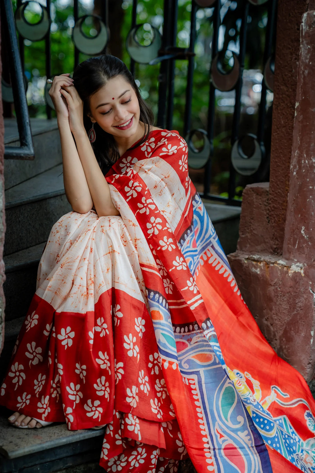 Batik Rang Silk Saree