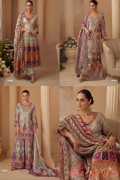 Royal Crepe Silk Handwork Suit Collection