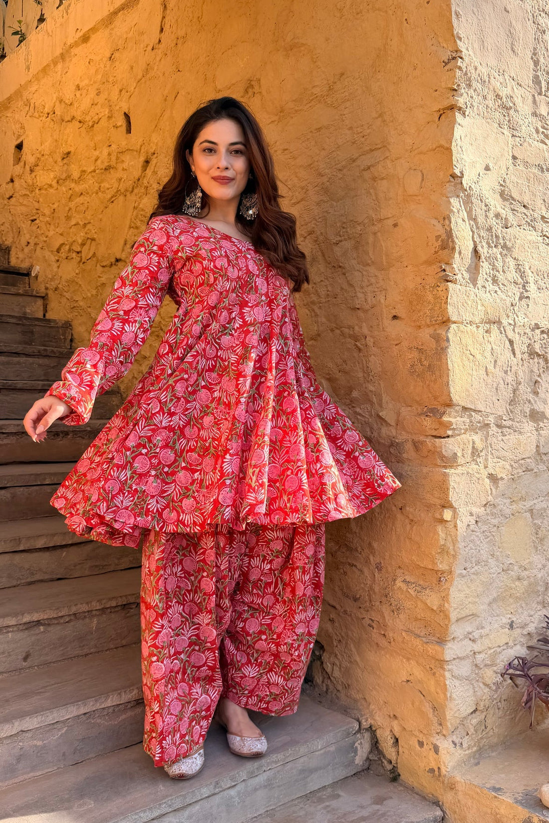 Zareen Gulistan Cotton Farshi Suit Set