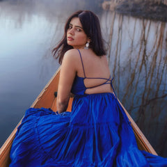 Midnight Breeze Tiered Maxi Dress