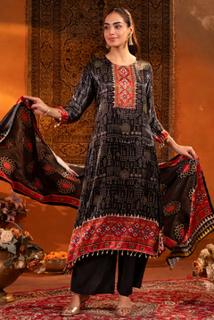 Noir Sitara Heritage Suit Set