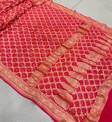 Banarasi Khaddi Georgette Saree