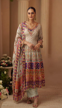 Royal Crepe Silk Handwork Suit Collection