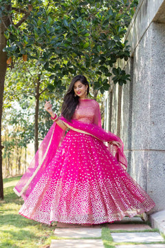 Rani Pink Lehenga- By Reet Lifestyle