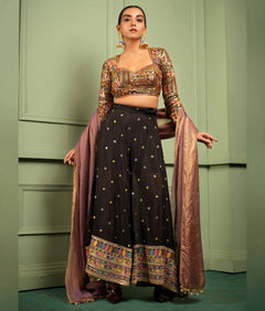 Georgette embroidery blouse