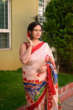 Batik Rang Silk Saree
