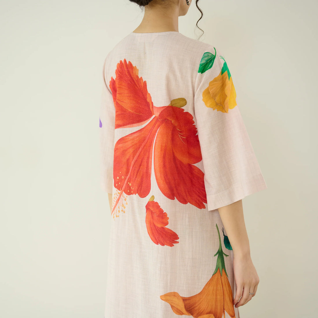 Nazm Floral Cotton Kurta Set