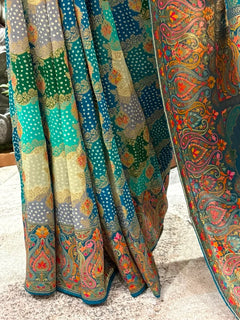 Ziyaara Luxe Georgette Saree