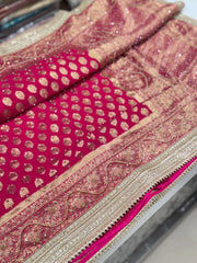 Khaddi Georgette saree