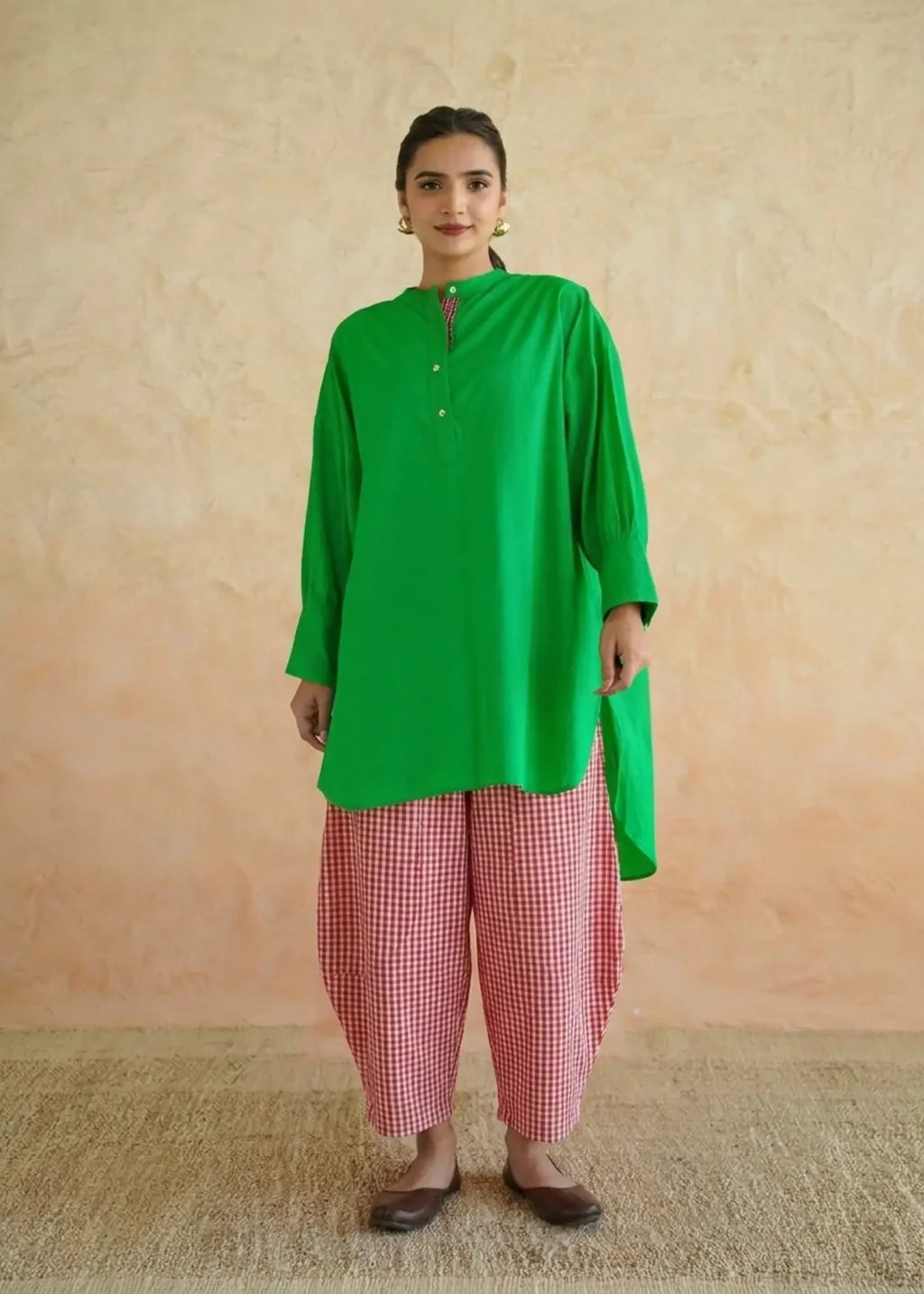 Tulsi Noor Striped Cotton Co-Ord Set