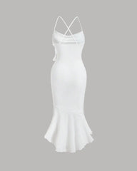White flowy dress