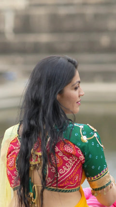 Rajputana Rani Gota Patti Angi saree with blouse
