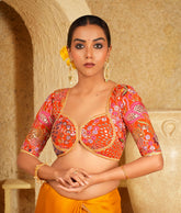 Traditional blouse with modern touch