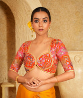 Traditional blouse with modern touch