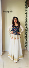 Nazakat Ivory Anarkali (With Cape) – By Reet Lifestyle