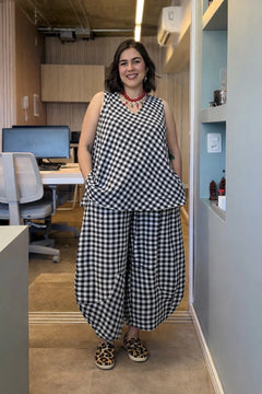 Anayra Pink Gingham Picnic Co-Ord Set