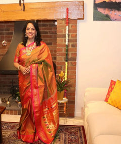 Kanak Noor Paithani Silk Saree