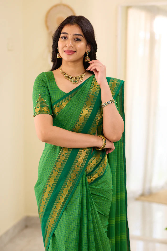 Heritage Kandangi Chettinad Cotton Saree