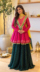 Rangila bandhani set