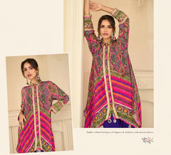 Savan Noor Printed Crepe Silk Western Ensemble
