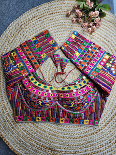 Navratri Rangrez Rasiya Mirror Work Blouse