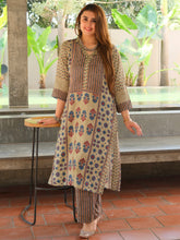 Ash Pure Cotton Dabru Co-Ord Set
