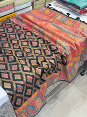 Meenakari border saree