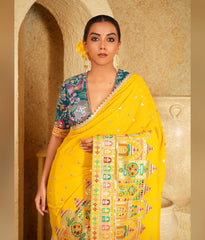 Festive saree for celebrations