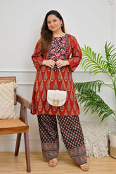 Noor Ajrak Farshi Kurta Set