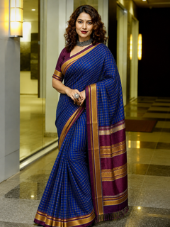 Marathmoli Parampara Traditional khun Saree