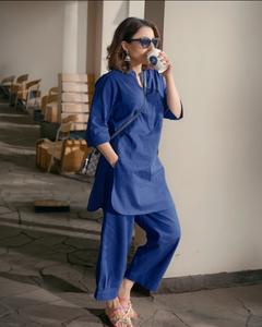 Relaxed Fit Off-White Set