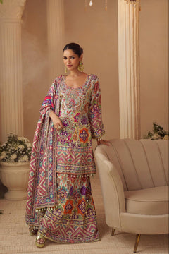 Royal Crepe Silk Handwork Suit Collection