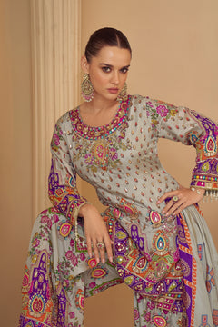 Royal Crepe Silk Handwork Suit Collection