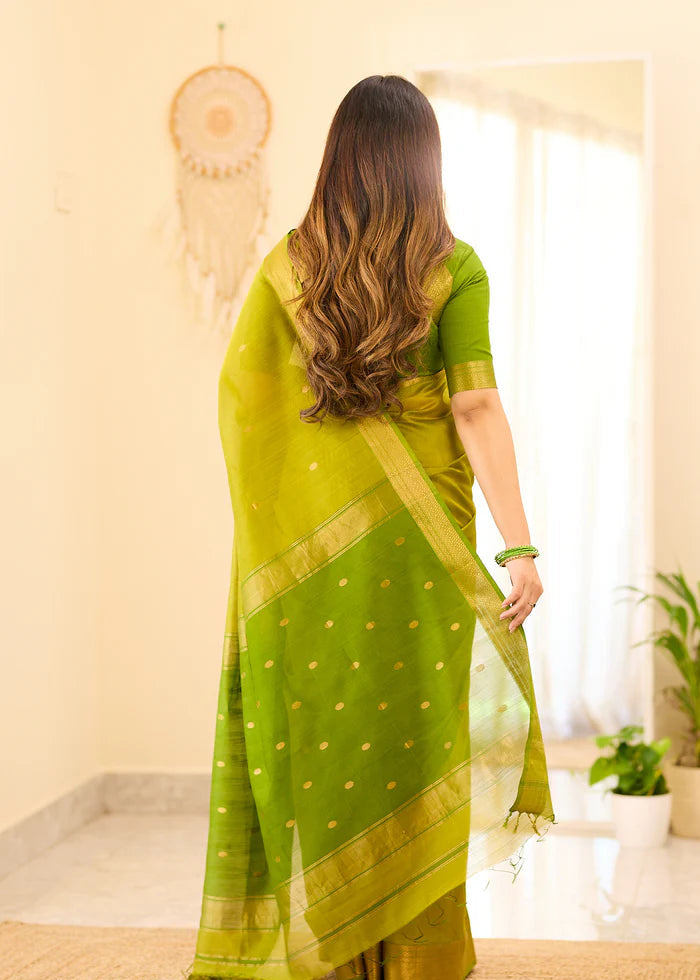 Maheshwari Silk Handloom Cotton Saree